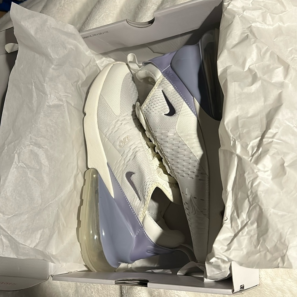 Nike Air Max never used brand new! White and purple